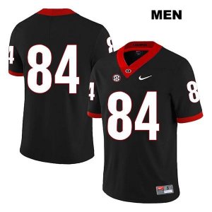 Men's Georgia Bulldogs NCAA #84 Walter Grant Nike Stitched Black Legend Authentic No Name College Football Jersey IFM6654DT